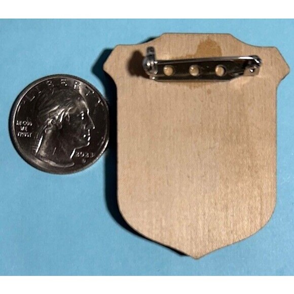 Alcatraz Island-Golden Gate National Park, Junior Park Ranger Wooden Badge - Picture 2 of 2